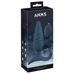 ANOS Plug vibrant Butt Thrust 14.5 x 4cm Bleu
